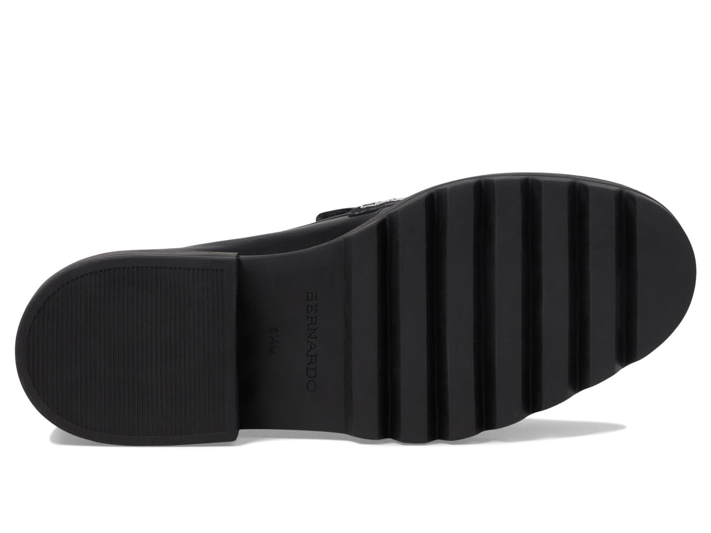 Bernardo Chandler - Shoes for Women - Antique Calf Upper - Leather Lining and Insole - Penny Strap on Vamp Black 6 M