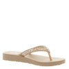 Skechers Cali Women's womens Meditation - Lotus Bae Flip Flop, Rose Gold, 10 US