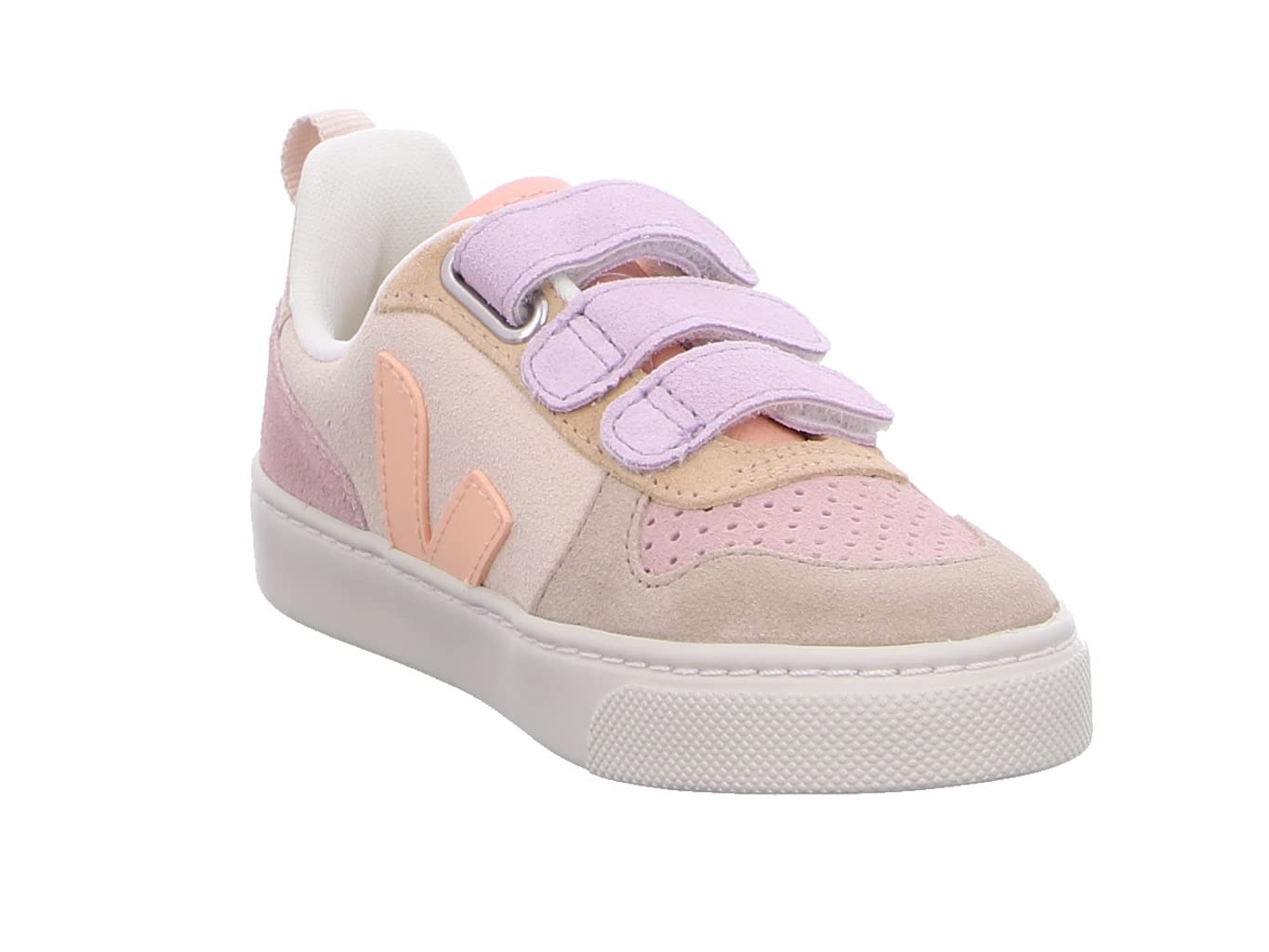 VEJA Small V-10 Suede (Little Kid/Big Kid) Multicolor/Sable Unisex EU 28 (US 11 Little Kid) M