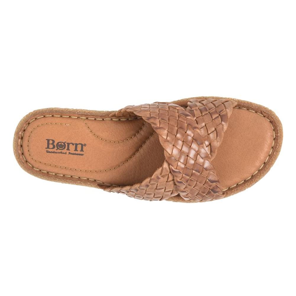 BORN Rue Brown Full Grain Leather 9 M (B)