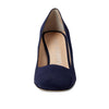 Stuart Weitzman Curveblock 85 Pump Nice Blue 8.5 B