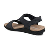 Gravity Defyer Women's GDEFY Dyvor Leather Fashion Slides 11M - VersoShock Orthotic Recovery Outdoor Sandals Black