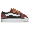VANS Baby Old Skool Maroon Black Sneaker, brown, 24.5 EU