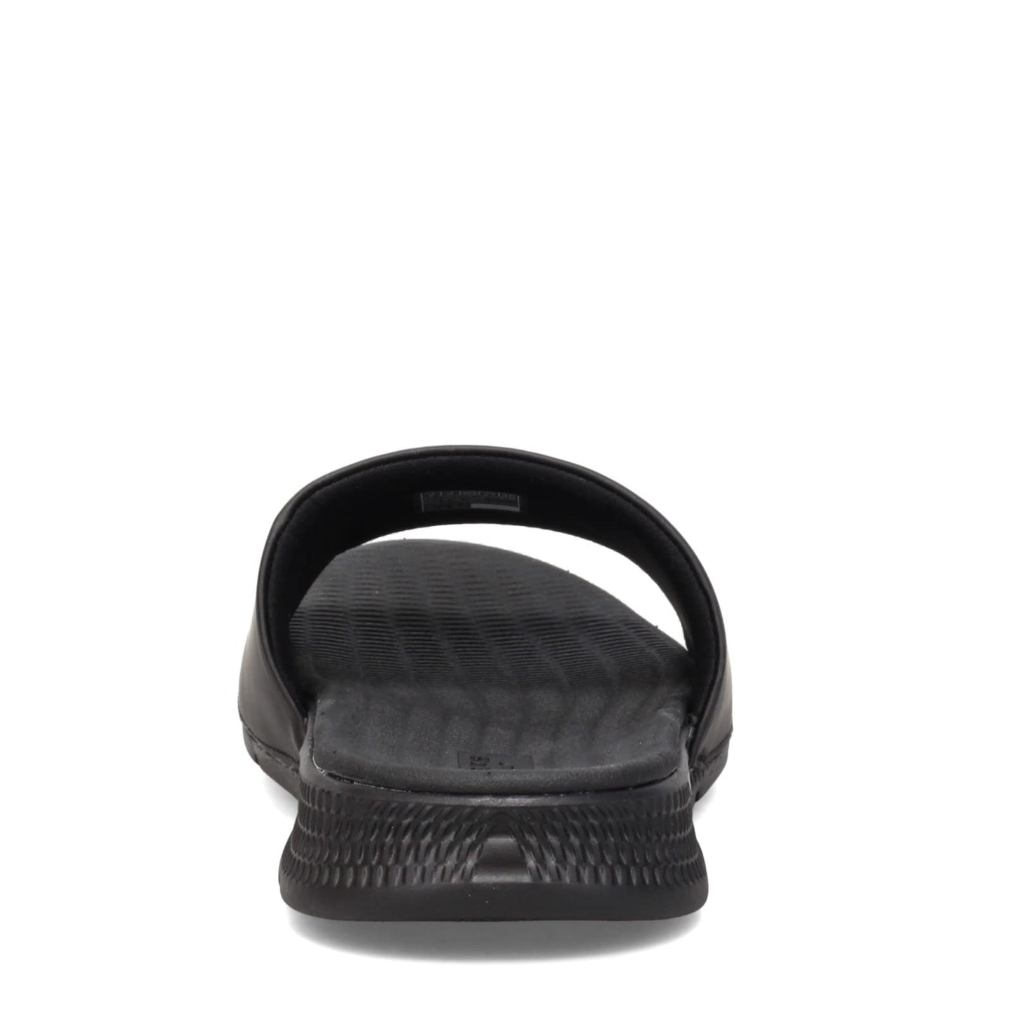 Skechers Men's Go Consistent Slide Sandals – Athletic Beach Shower Shoes With Foam Cushioning, Black/White, 9