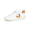 VEJA Women's V-12 Sneaker, Extra White/Camel, 10