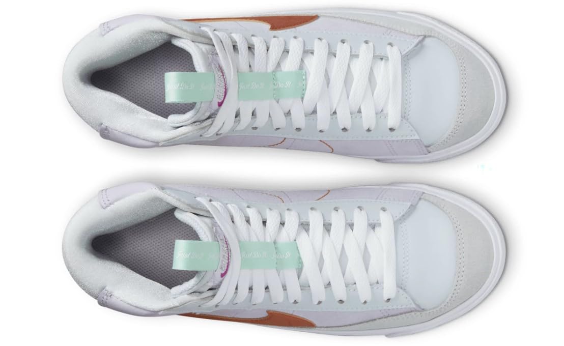 Nike Boy's Blazer Mid '77 (Big Kid) (Plum/Copper/White, us_Footwear_Size_System, Big_Kid, Numeric, Medium, Numeric_6)