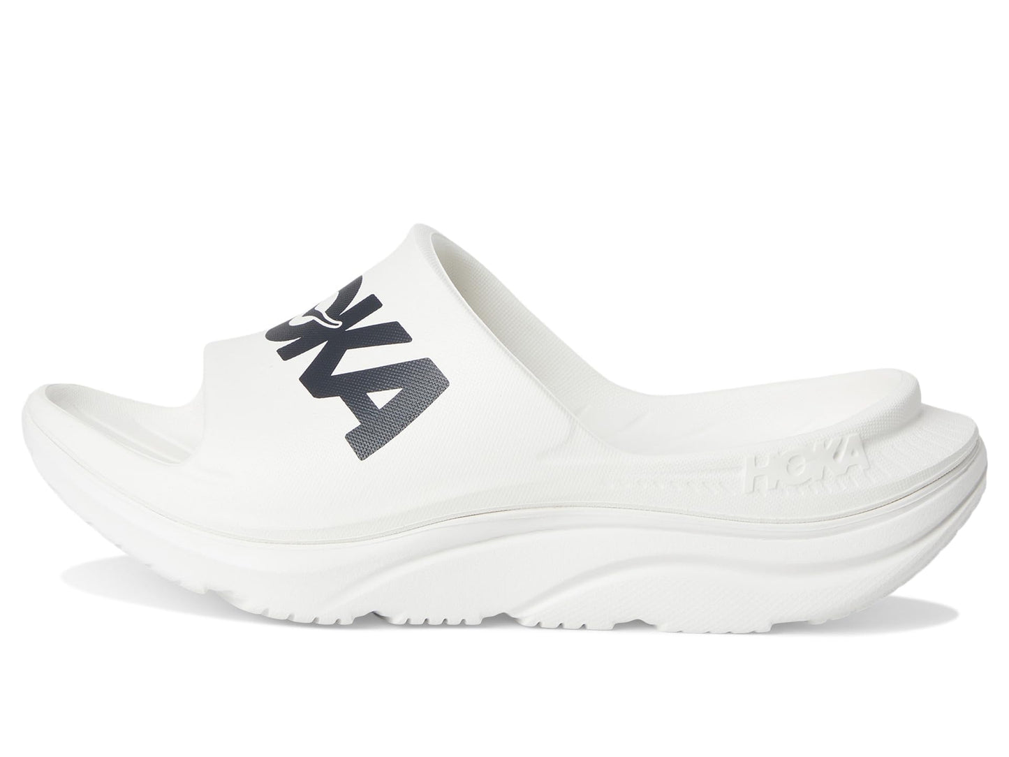Hoka Unisex Ora Athletic Slide White/Black Men's 6, Women's 8 Medium