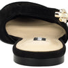 Nine West Women's Babby Flat, Black 001, 8