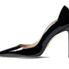 Stuart Weitzman Womens Stuart 100 Scallop Pump Black 5 B