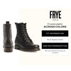 Frye Veronica Women’s Combat Boots Crafted from Hand-Burnished Vintage Italian Leather with genuine stitch-down welt construction and Leather Lining – 6 ¾” Shaft Height, Caramel - 11 M