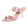 Stuart Weitzman Women's Kristal Sandals, Cotton Candy Ice, Pink, 8 Medium US
