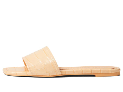 Stuart Weitzman Summer Slide Sandal Mango 8.5 B