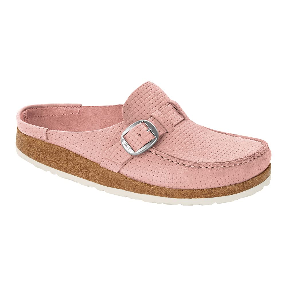 Birkenstock Women's Buckley Nubuck Embossed Soft Pink 40 N