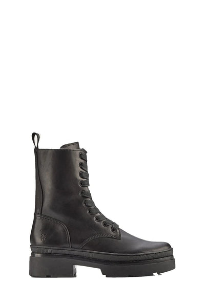Frye Women's Chloe Combat, Black - 9M