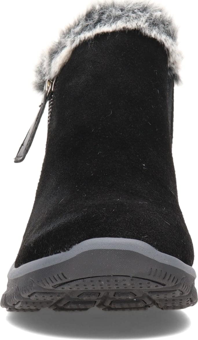 Skechers womens Zip Bootie Fashion Boot, Black, 6 US