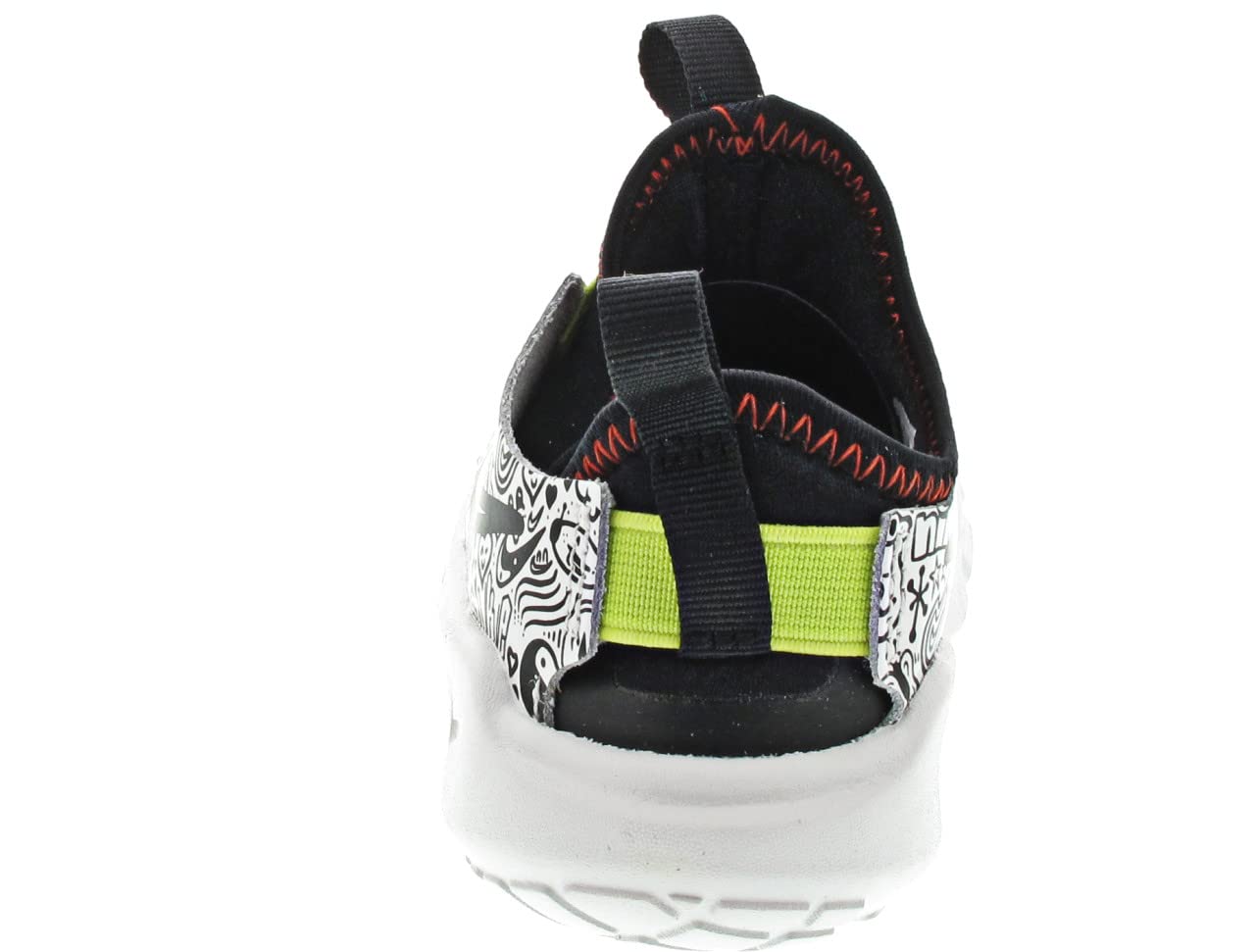 Nike Unisex-Child Flex Runner 2 Running Shoes Black/Summit White-picante Red 6 Toddler