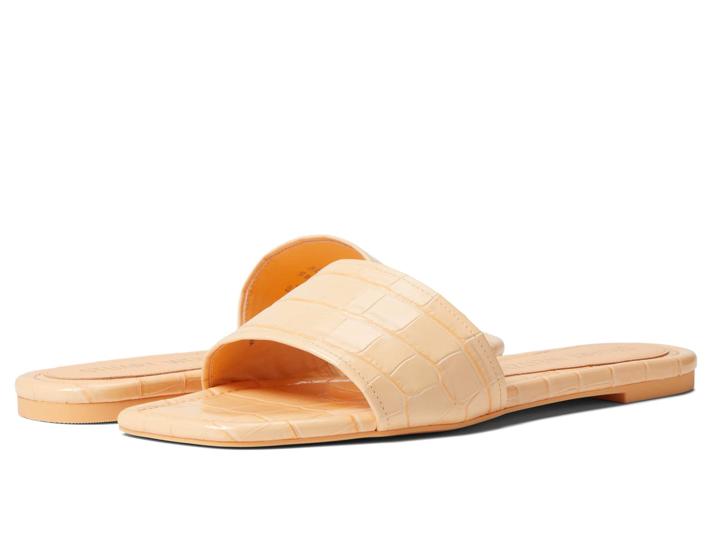 Stuart Weitzman Summer Slide Sandal Mango 8.5 B