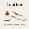 Frye Women's Claire Flat Shoe, White - 7.5 M