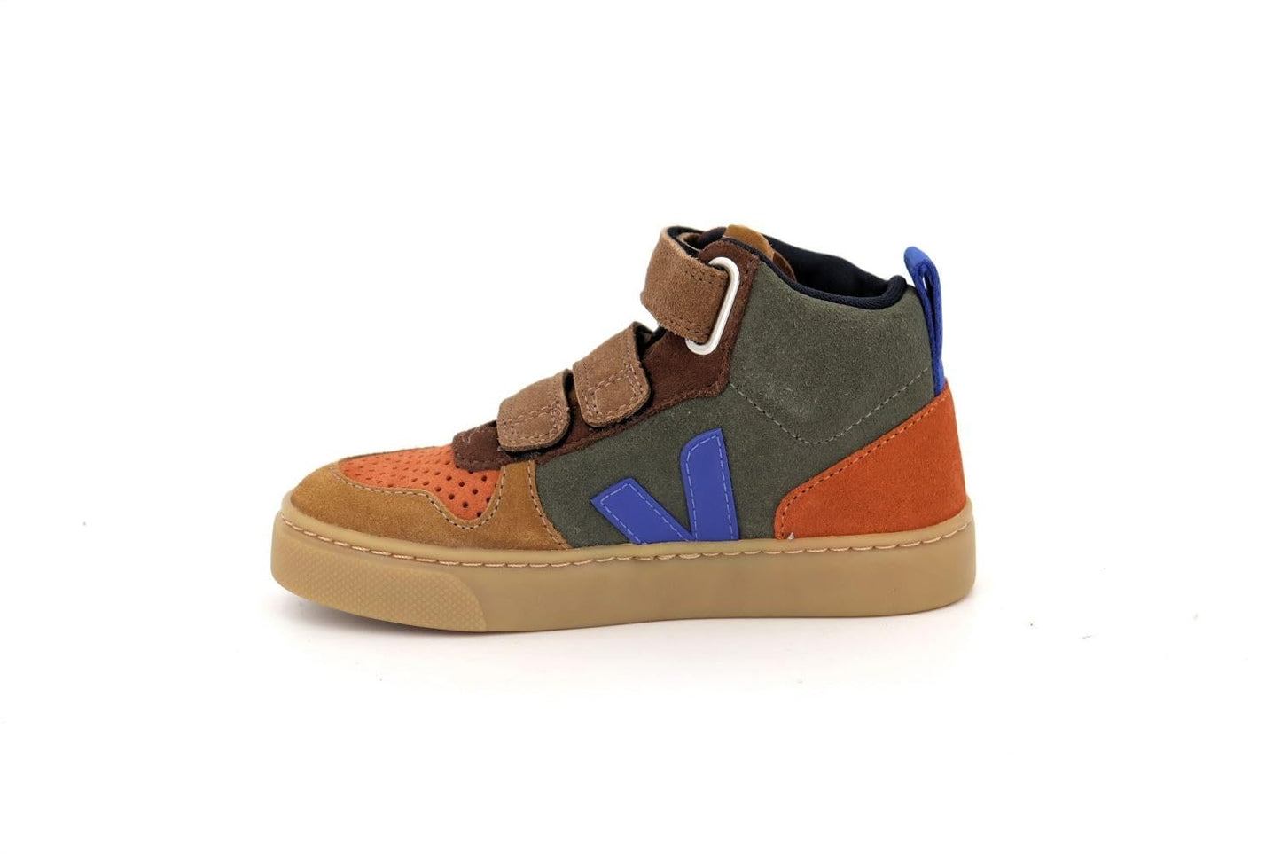 Veja Small V-10 Mid (Little Kid/Big Kid) Multicolor/Mud/Paros Unisex EU 31 (US 13.5 Little Kid) M