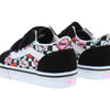 Vans Toddler Old Skool V, (Candy Hearts) Black/True White, Size 4 Toddler