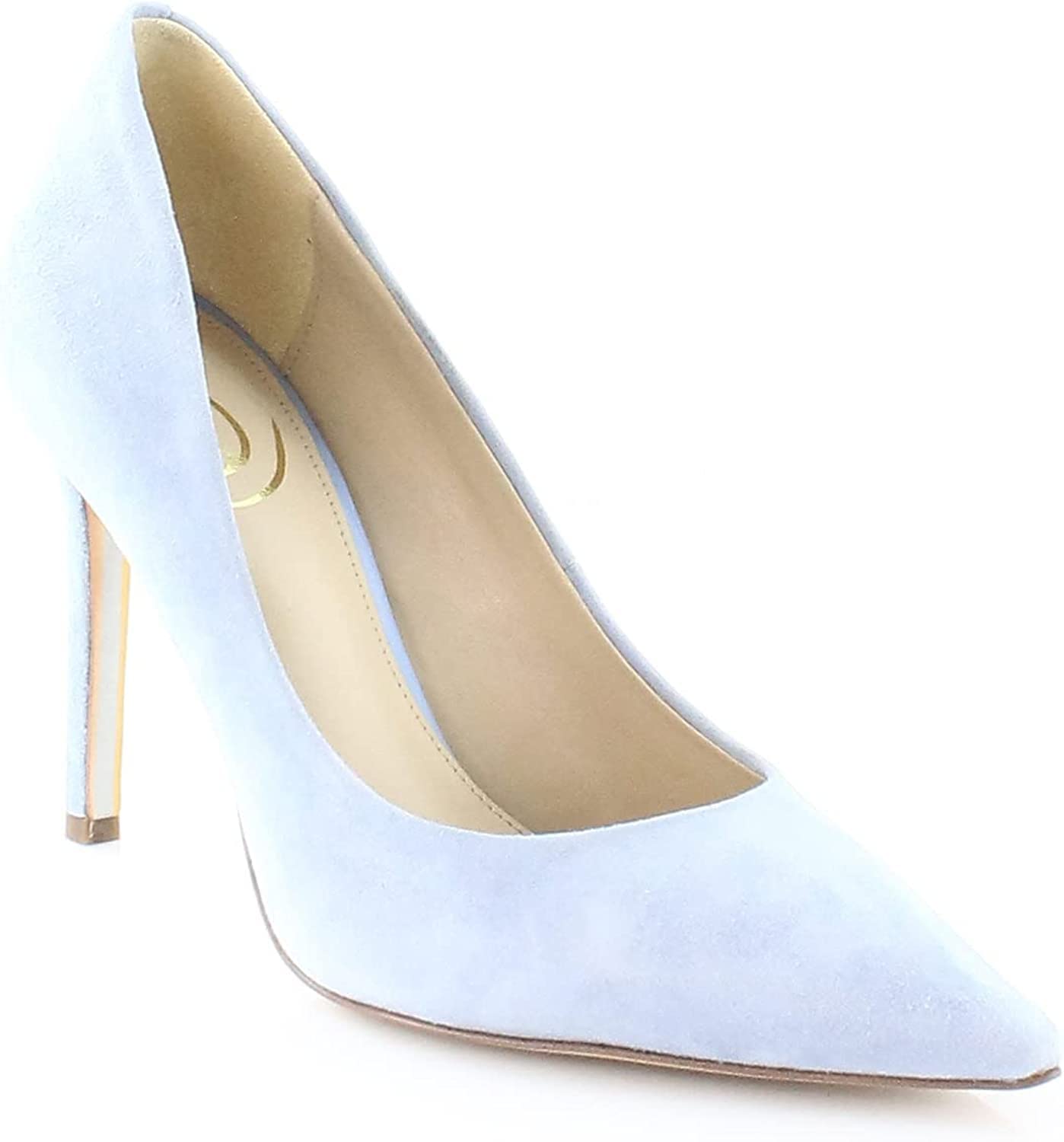 Sam Edelman Hazel - Sandals for Women - Synthetic Insole - Leather Outsole - Low-cut Vamp - High Stiletto Heel Cerulean Blue 6.5 M