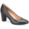 Sofft® Parisa Pumps for Women – Ideal for Evening Events - Leather Upper and Insole – Slip-in Closure Black 9 M (B)