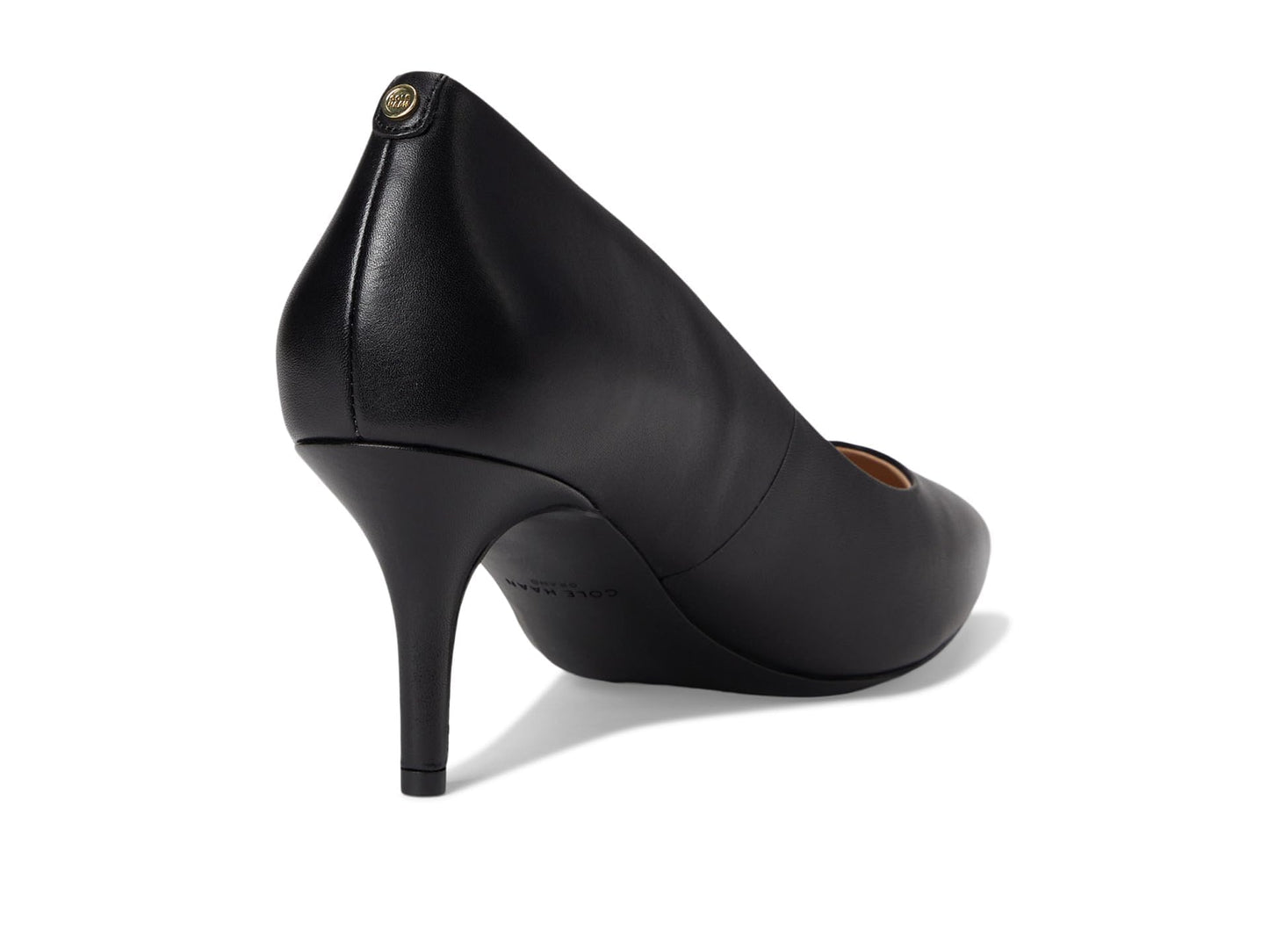 Cole Haan womens The Go-to Park 65mm Pump, Black Leather, 9.5 US