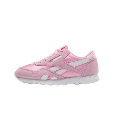 Reebok Unisex Kid's Classic Nylon Sneaker, Astro Rose/White, Little Kid 2