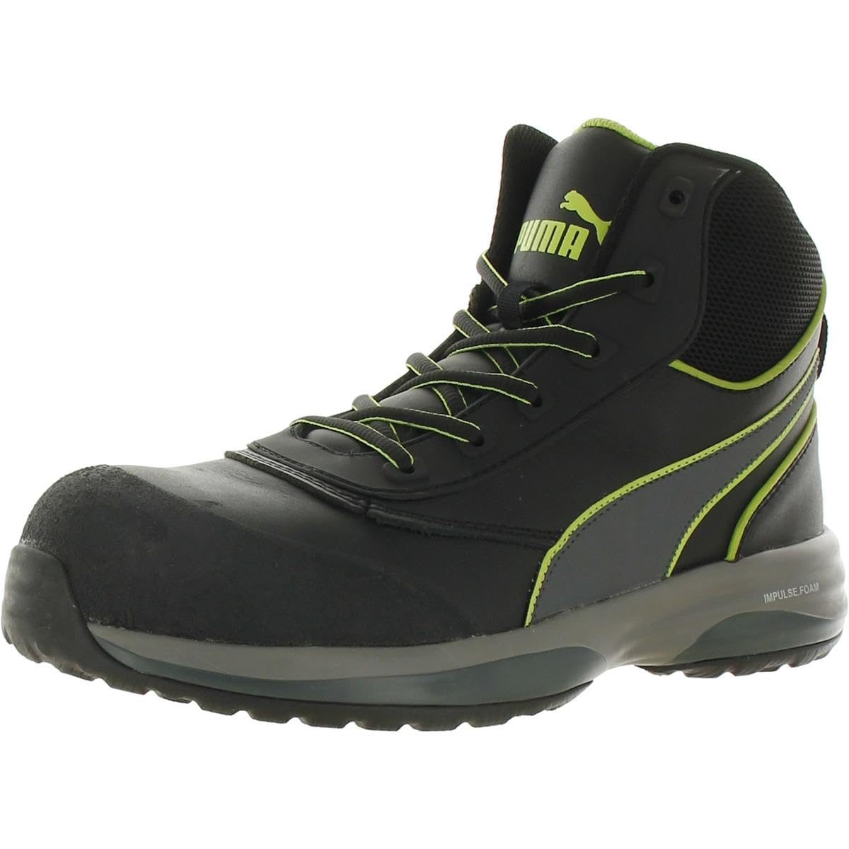 PUMA Rapid Mid EH Black/Lime 9.5 M
