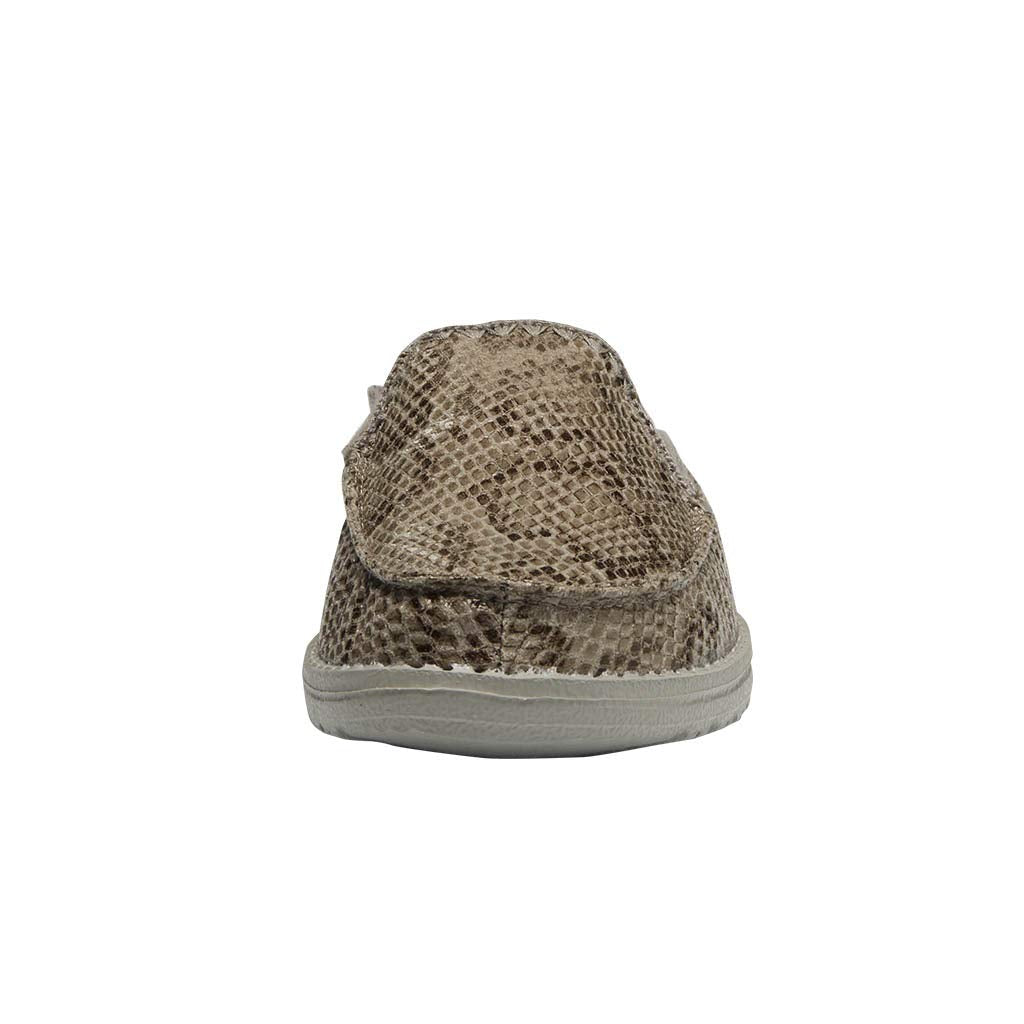 HEYDUDE Women's Lexi Leopard Black Size 6 | Women’s Loafers | Women’s Slip On Shoes | Comfortable & Light-Weight