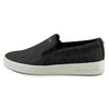Michael Michael Kors Women's Keaton Slip-On Black Mini MK Logo Coated Canvas/Suprema Nappa Sport 5.5 M