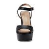 Stuart Weitzman Ryder 95 Platform Sandal Black 9 B