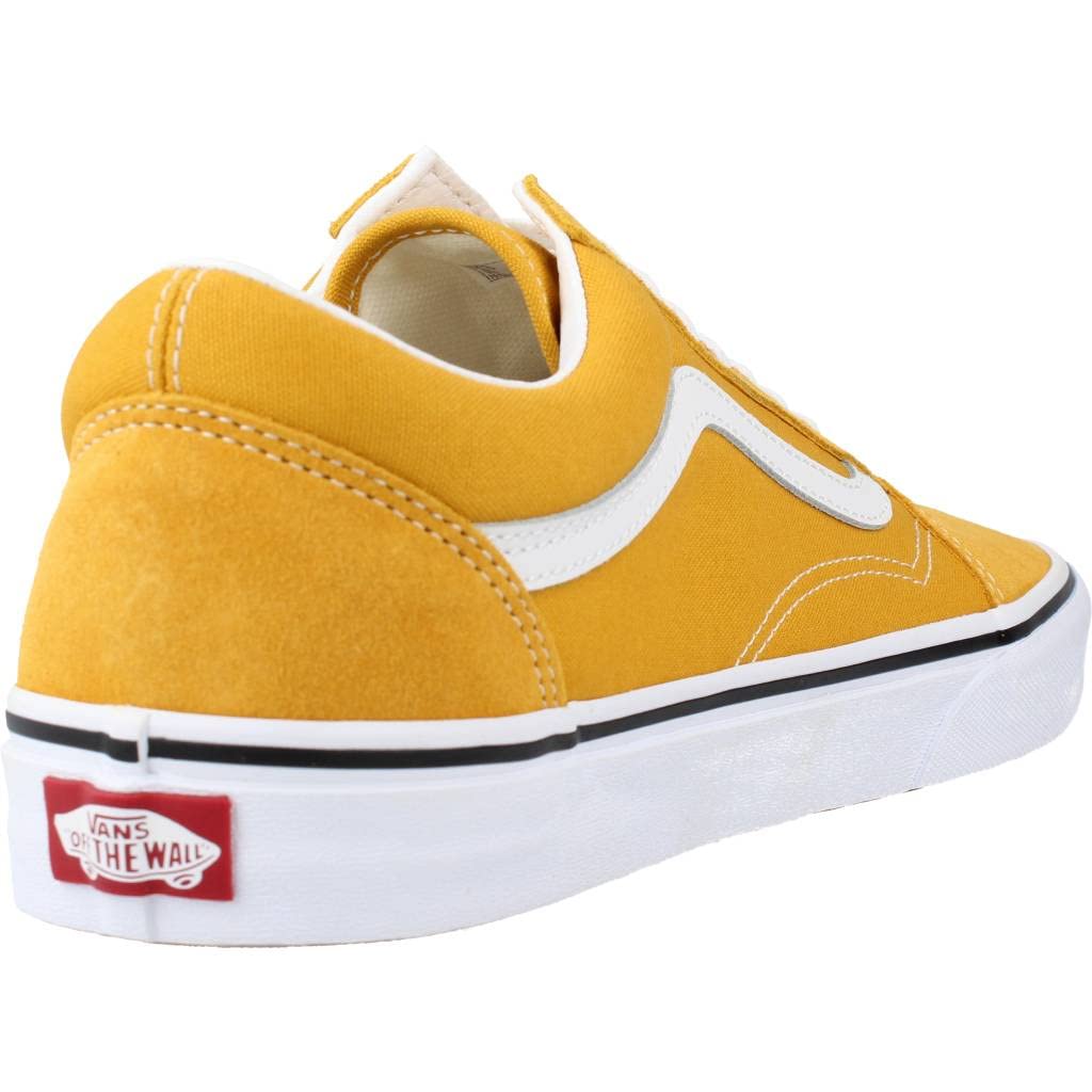 Vans Men's Old Skool Sneaker, (Color Theory) Golden Yellow, Size 4