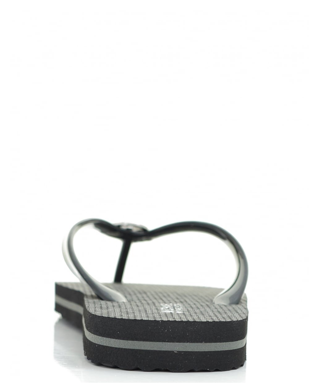 Michael Kors Flip-Flop Stripe EVA Black 6 M