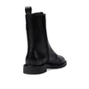 Tory Burch Women's Double T Combat Boot, Perfect Black, 8.5