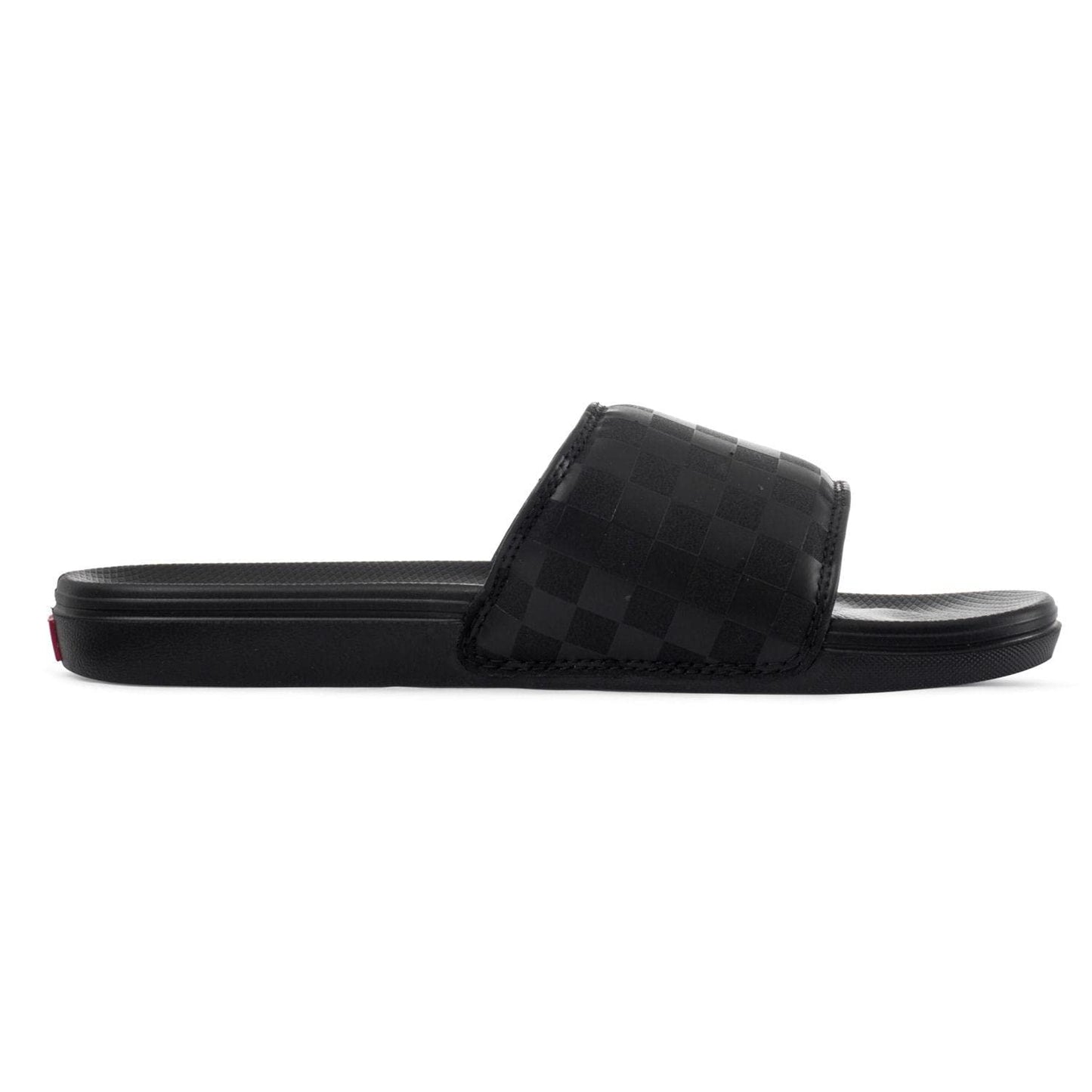 Vans Men's La Costa Slide-On Sneaker, (Checkerboard) Black/Black, 13