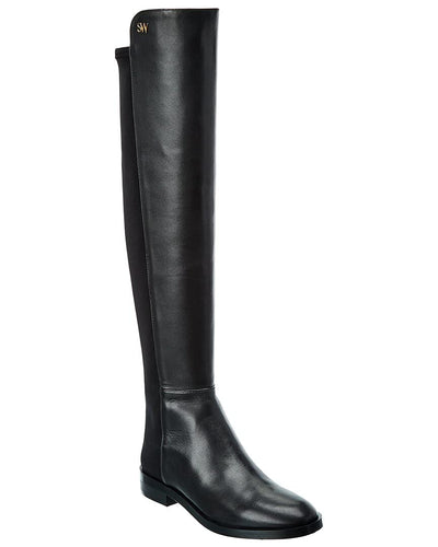 Stuart Weitzman Keelan City Boot Black 7 M