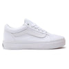 Vans Boy's & Girl's Old Skool Pre School Little Kid Skate Shoe (True White, Medium, Numeric_10_Point_5)
