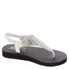 Skechers Women's MEDITATION - SWEET ROCK, White, 9 M