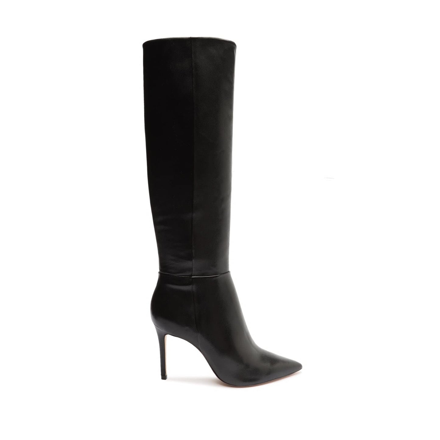 SCHUTZ Women's Mikki Up Boots, Black, 10 Medium US