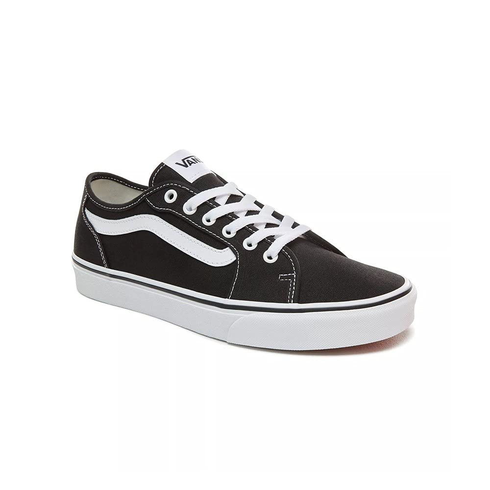 Vans Atwood Deluxe, Men Skateboarding Shoes, Canvas Black White, 43
