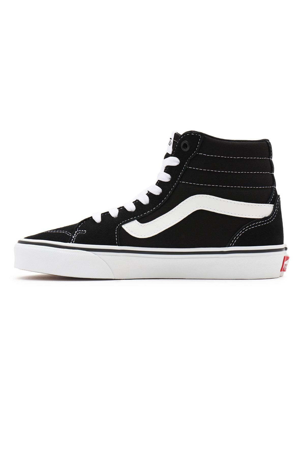 Vans Damen Filmore Hi Sneaker, Suede Canvas Black White, 6 US