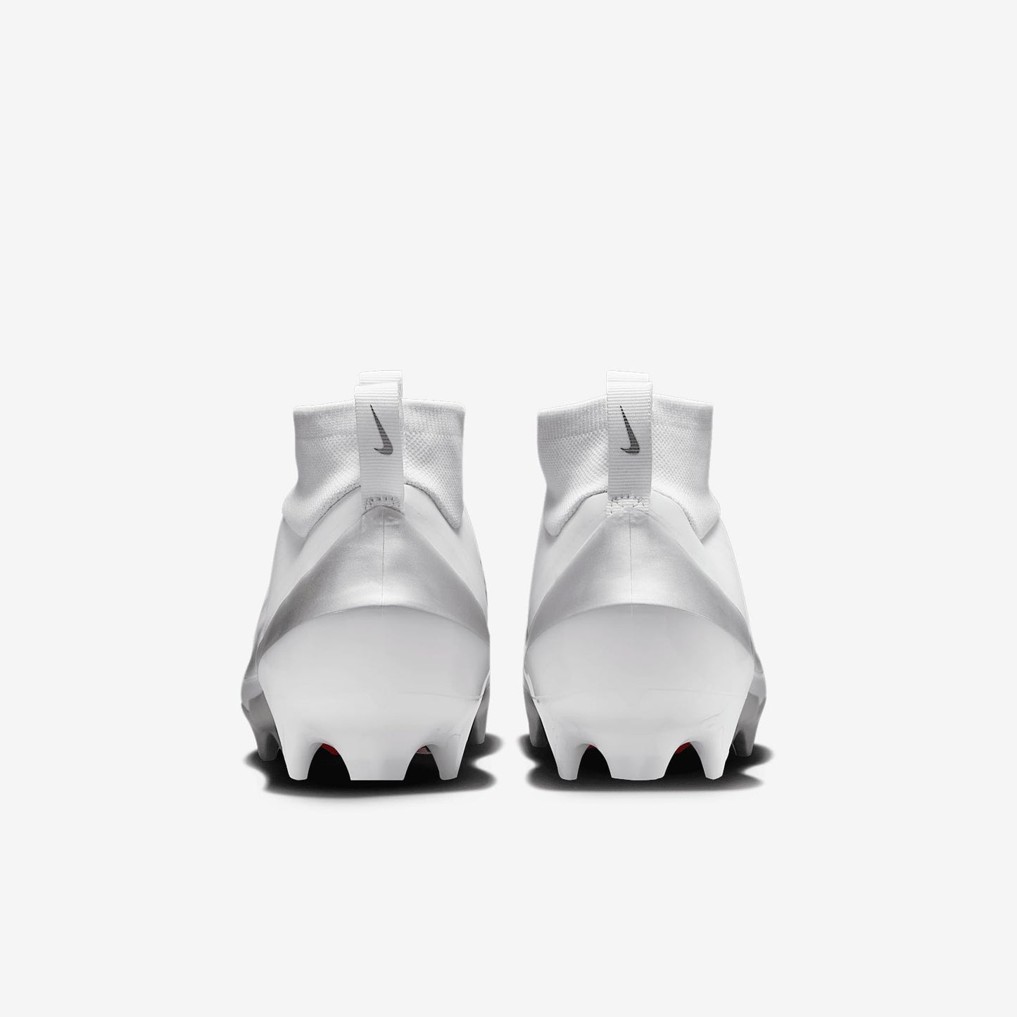 Nike Vapor Pro 1 Football Cleats (FB3298-100, White/Black/Summit White/Metallic Silver) Size 5.5