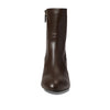 Stuart Weitzman Flareblock 60 Zip Bootie Walnut/Dark Brown 6.5 B