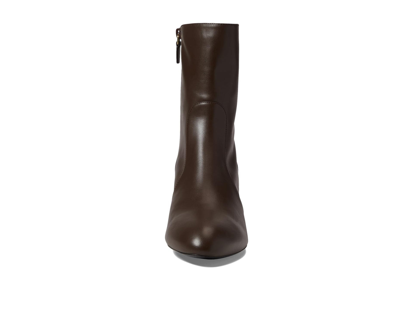 Stuart Weitzman Flareblock 60 Zip Bootie Walnut/Dark Brown 6.5 B