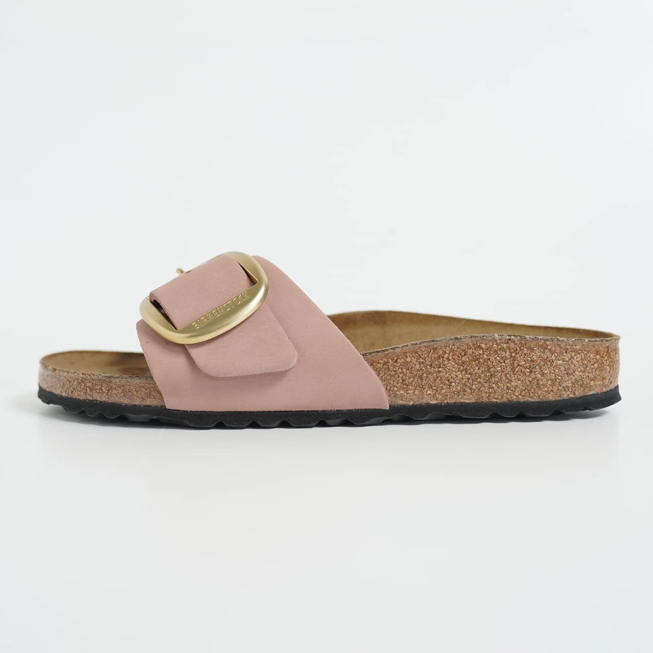 Birkenstock 1024039 1024009 1023373 Madrid Big Buckle One Strap Flat Sandals, Sandcastle, 23.0 cm