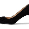 Cole Haan Women's Ina Pump (75 mm) Black Suede 7 B - Medium