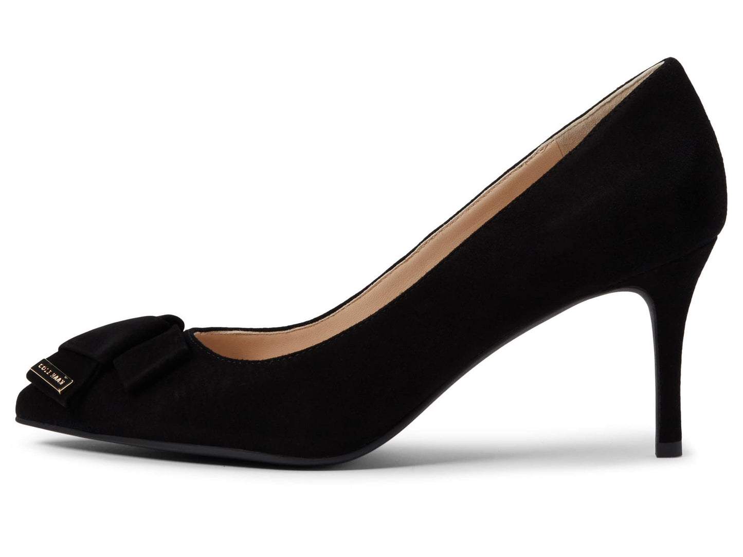 Cole Haan Women's Ina Pump (75 mm) Black Suede 7 B - Medium