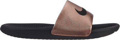 Nike Women's Kawa Slide, Metallic Red Bronze / Black, 10