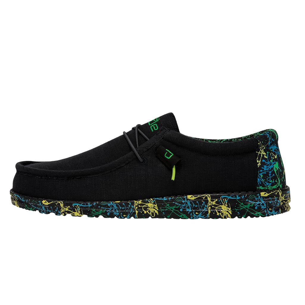 HEYDUDE Men's Wally Gecko Size 11 | Men’s Shoes | Men's Lace Up Loafers | Comfortable & Light-Weight